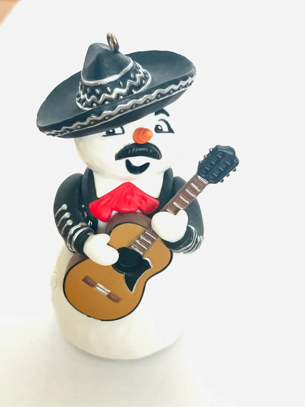 Hallmark 2013 Feliz Navidad Snowman Ornament Works Needs Batteries Read